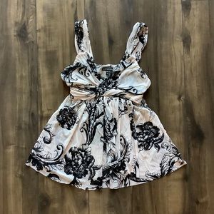 Light Pink and Black Blouse from Express.